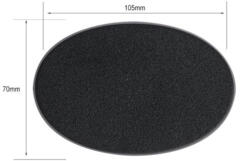 105x70mm Oval Base